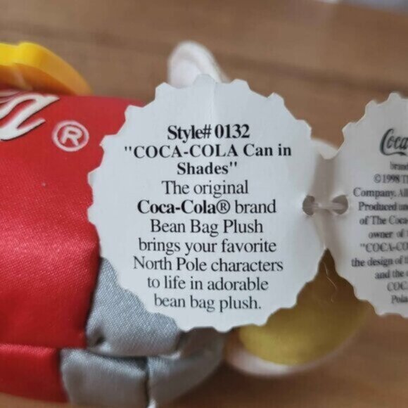 Coca-Cola Collectible Brand (1998) Can In Shades Bean Bag - Picture 5 of 10